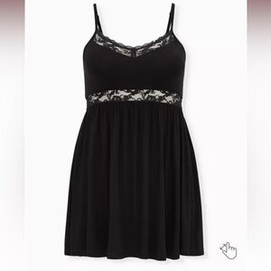 Torrid Super Soft Lace Inset Sleep Gown